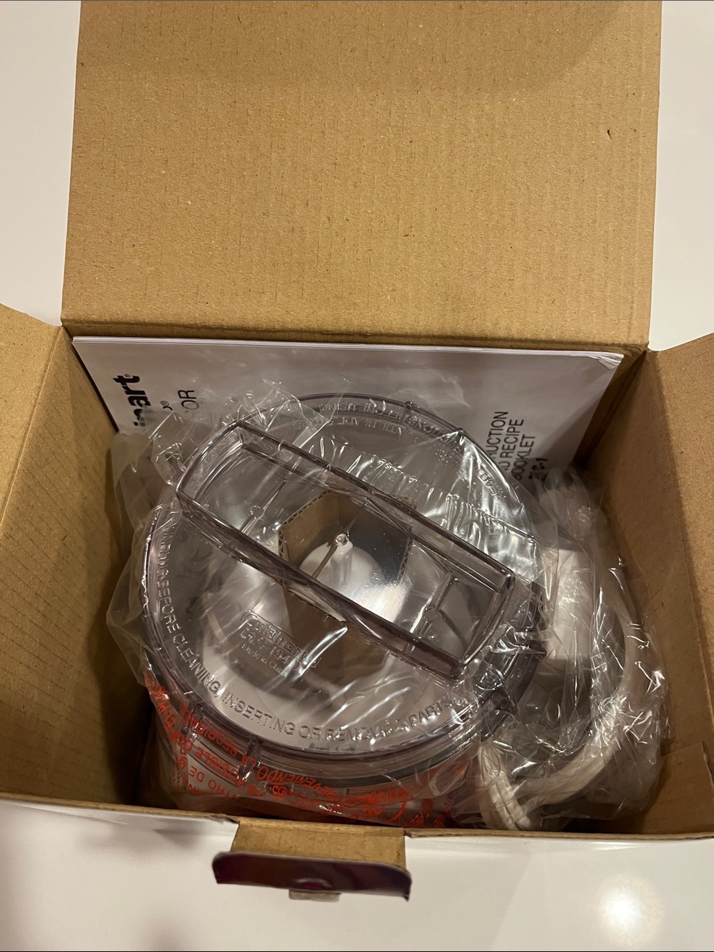 New In Box Cuisinart White and Black Mini-Prep Processor 21 oz capacity DLC-1TM - Picture 8 of 8